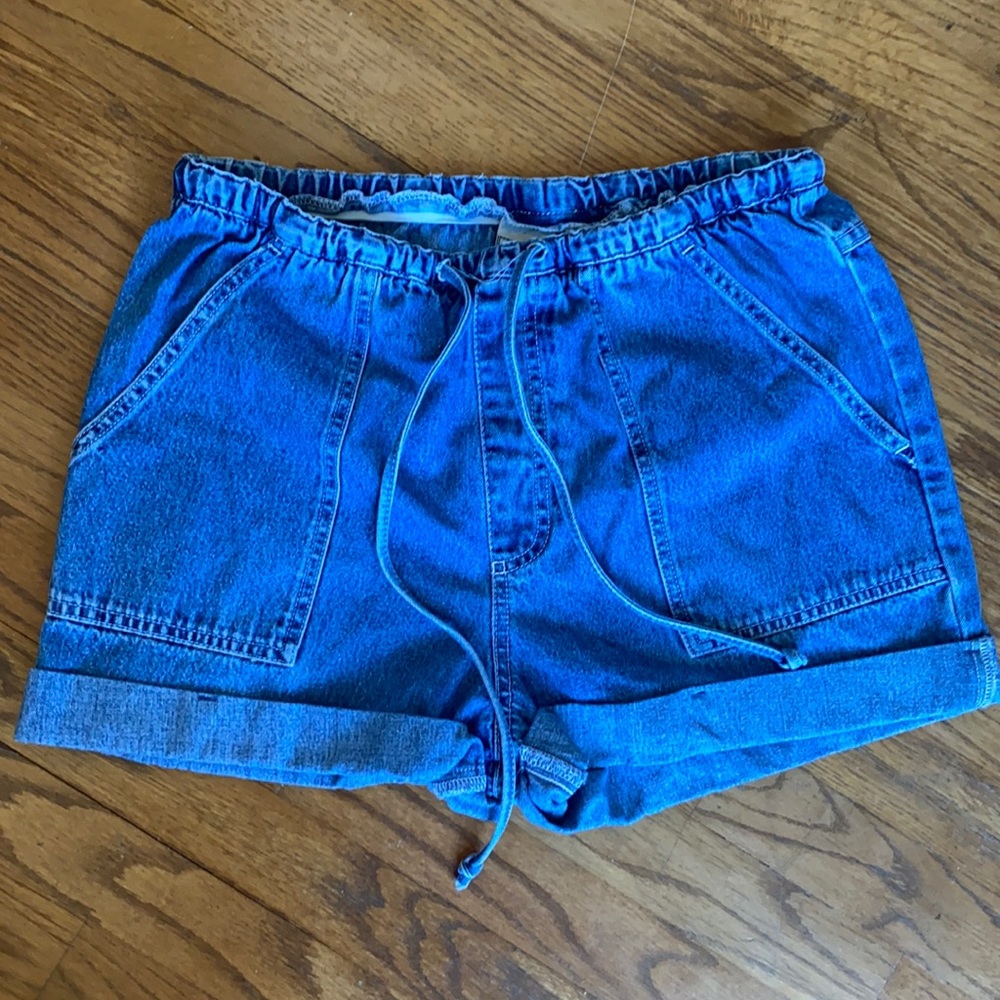 Urban outfitters denim M drawstring shorts